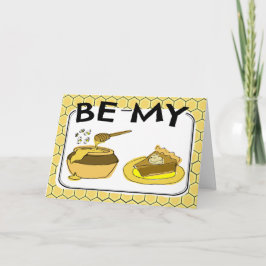 Cartão De Festividades Seja Meu Namorados De Pizza De Amor