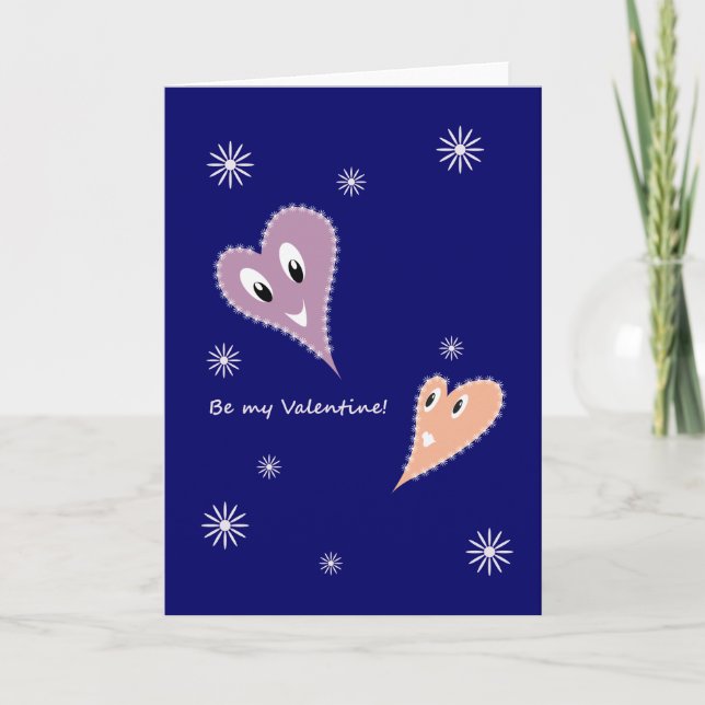 Cartão De Festividades Seja minha placa de Namorados (Frente)