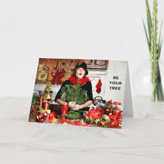 Cartão De Festividades "Seja sua árvore "