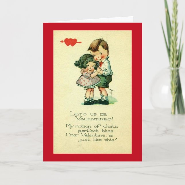 Cartão De Festividades Sejamos Dias de os namorados (Frente)