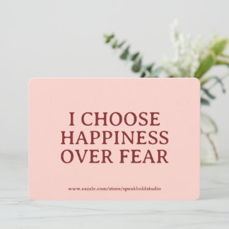 Cartão De Festividades Self-Love Card, Custom Gift, Inspirational Message