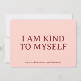Cartão De Festividades Self-Love, Encouragement, Personalized Gift Card