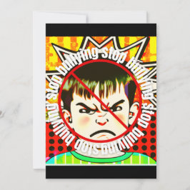 Cartão De Festividades Sem Bullying