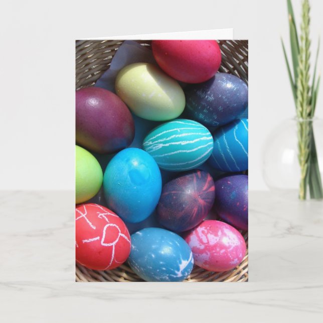 CARTÃO DE FESTIVIDADES SEM "BUMBUNS" SOBRE ELA *CARTÃO DE FERIADO DE PÁSC (Frente)