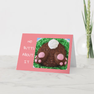 CARTÃO DE FESTIVIDADES SEM BUMBUNS SOBRE ELA **CARTÃO DE PÁSCOA** COM HOL