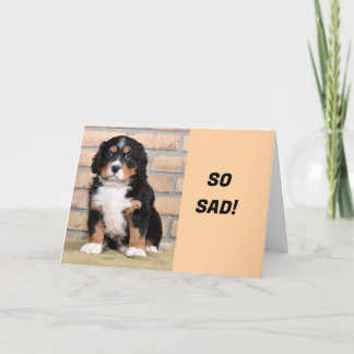 CARTÃO DE FESTIVIDADES "SEM U DESDE QUE VOCÊ SE MOVEU"