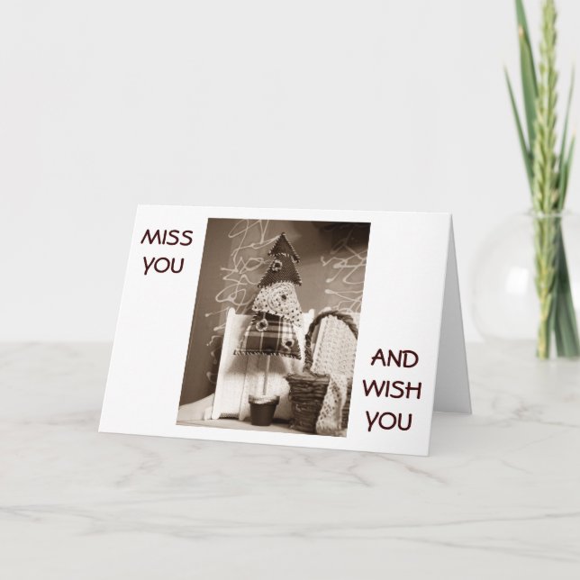 CARTÃO DE FESTIVIDADES SENHORA COMISSÁRIA E DESEJO-LHE UM NATAL MUITO FEL (Frente)