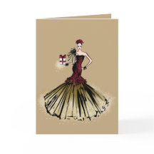 Senhora Elegante na Dourada