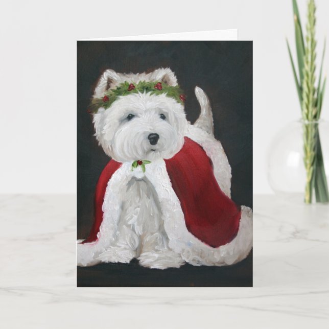 Cartão De Festividades Senhorita Natal (Frente)