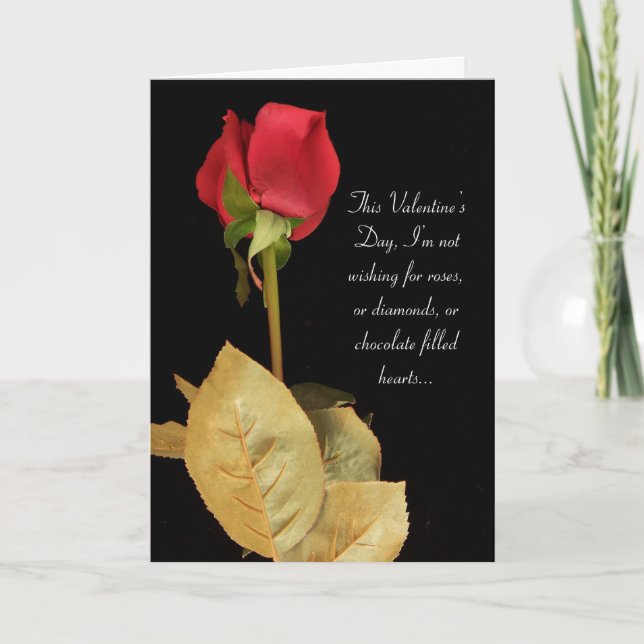 Cartão De Festividades Senhorita Você, Dia de os namorados (Frente)