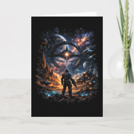 Cartão De Festividades Sentinel of the Star Gate