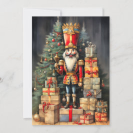 Cartão De Festividades Sentinela de Natal Noz Crack Classic de Natal