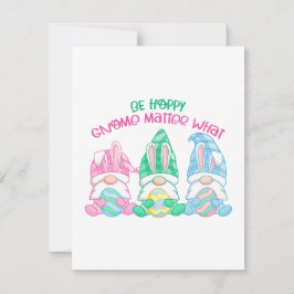 Cartão De Festividades Ser Feliz Gnomo Não Importa O Que