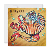 Sereia com Desenho de Célula do Mar