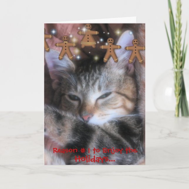 Cartão De Festividades Série do humor do feriado (Frente)