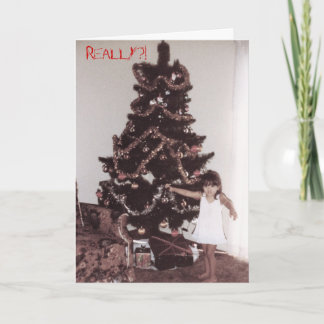 Cartão De Festividades Sério, Papais noeis?