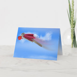 Cartão De Festividades Serviço de Entrega de Namorados Super Squirrel