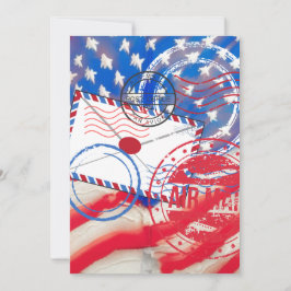 Cartão De Festividades Serviço Postal