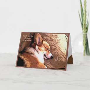 Cartão De Festividades Seu amor é como Sunshine Welsh Corgi Namorados