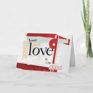 Cartão De Festividades Seu amor é tão bom