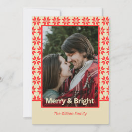 Cartão De Festividades seu nome faux nordic