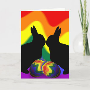 Cartão De Festividades Shadow Bunnies