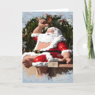 Cartão De Festividades Shaka Santa Claus