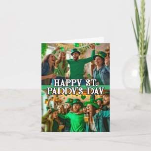 Cartão De Festividades Shamrock irlandês Céltico com Dia de São Patrício