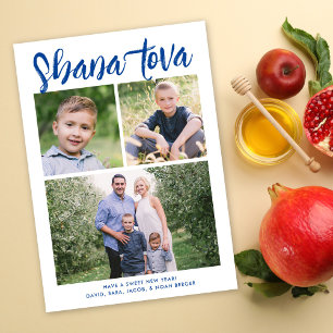 Cartão De Festividades Shana Tova Rosh Hashanah Foto de Feriado Multifoto