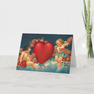 Cartão De Festividades She Walks in Beauty Valentine Card