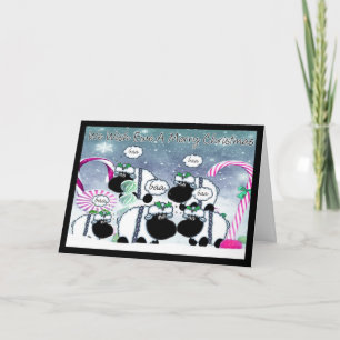 Cartão De Festividades Sheep Christmas Card - We Wish Ewe A Merry Christm