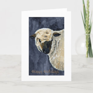 Cartão De Festividades Sheep holiday card