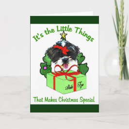Cartão De Festividades Shih Tzu Christmas Gifts