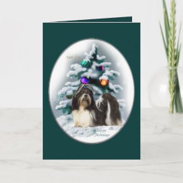 Cartão De Festividades Shih Tzu Christmas Gifts