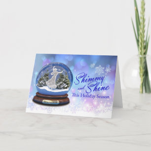 Cartão De Festividades Shimmy and Shine Belly Dancer Holiday Card