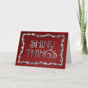 Cartão De Festividades Shiny Things Christmas card