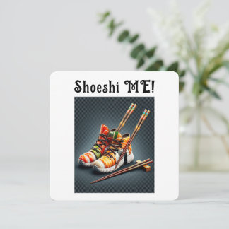 Cartão De Festividades Shoeshi ME - Sneaker Sushi Único
