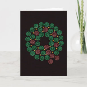 Cartão De Festividades Shotgun Shell Wreath