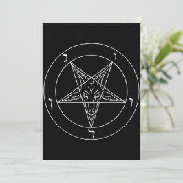 Cartão De Festividades Sigil of Baphomet