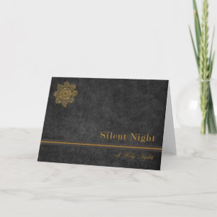 Cartão De Festividades Silent Night Holy Night