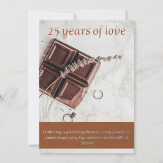 Cartão De Festividades Silver Wedding Anniversary Greeting Card – Celebra
