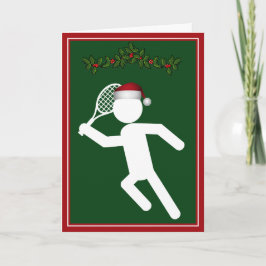 Cartão De Festividades Símbolo Tênis masculino Natal