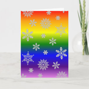 Cartão De Festividades Simple Classy and Elegant Gay Christmas Card