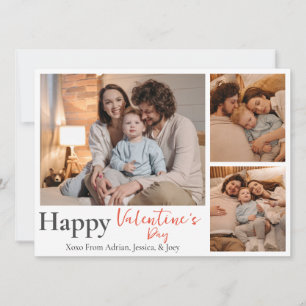 Cartão De Festividades Simples Amor Elegante casal dia dos namorados 3 fo