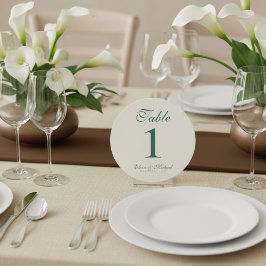 Cartão De Festividades Simples Casamento Verde Sage Moderno Minimalista
