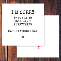 Simples Dia de os pais Engraçado De Peles De Cão