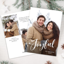 Cartão De Festividades Simples Elegante, minimalista Foto Natal 3