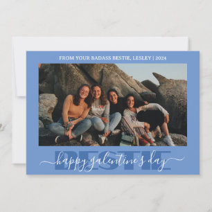 Cartão De Festividades Simples Feliz Dia das Galentinas Feliz para o Best