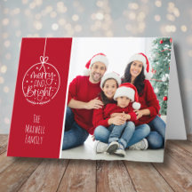 Simples Foto Feliz Natal Brilhante