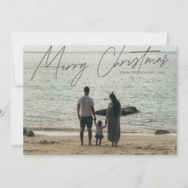 Cartão De Festividades Simples Natal Feliz E Feliz De Cheio